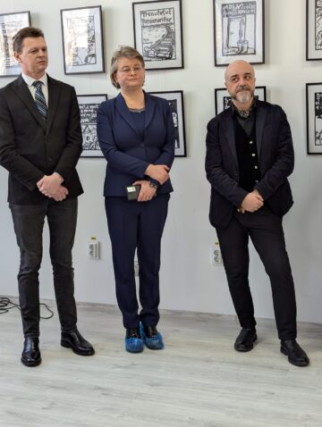 Maestrul Mihai Pânzaru-PIM, sărbătorit la împlinirea a 80 de ani, la Galeria de artă Zamca