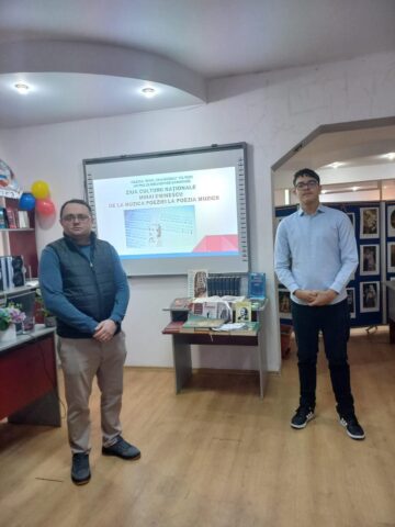 Spectacolul “Mihai Eminescu – de la muzica poeziei la poezia muzicii”, la Colegiul Tehnic “Mihai Băcescu”