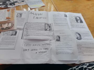 Eminescu în sufletul copiilor – activități culturale-omagiale la Liceul Teoretic „Iorgu Vârnav Liteanu”