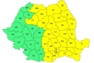 Cod galben de ger pentru perioada 16-17 ianuarie