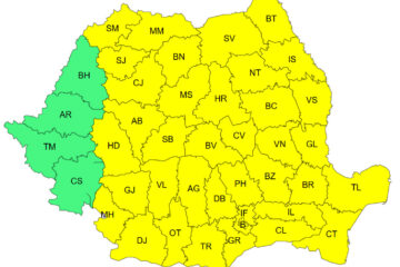 Avertizări meteo de vreme deosebit de rece, cu temperaturi de până la minus 20 de grade Celsius noaptea și dimineața