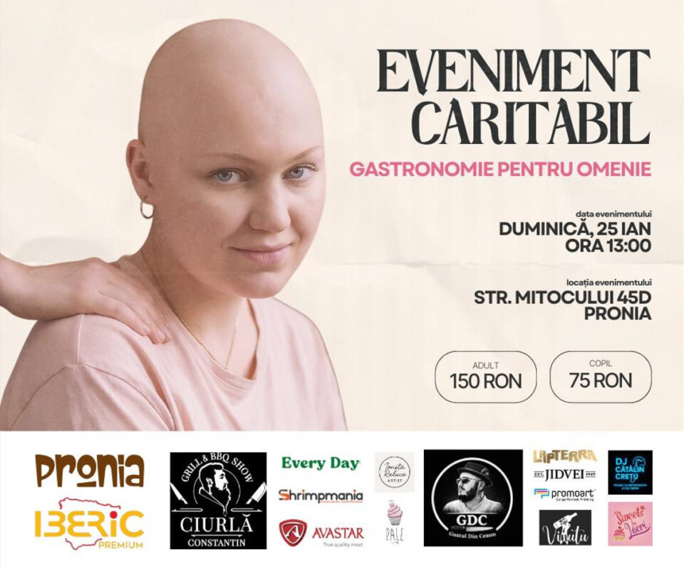 Gastronomie pentru omenie - Împreună pentru Andreea Aniță!