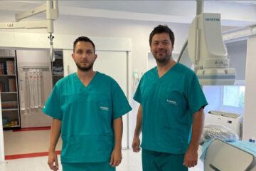 Laurian Blaga și Paul Turcoman, medicii de la cardiologie intervențională din Suceava