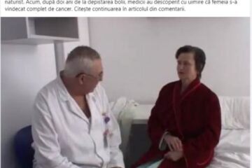 Imaginea doctorului Sorin Hâncu și un caz de vindecare din Suceava, folosite abuziv într-o reclamă la produse naturiste