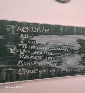 Sărbătorim cultura – valori și creativitate în formarea elevilor