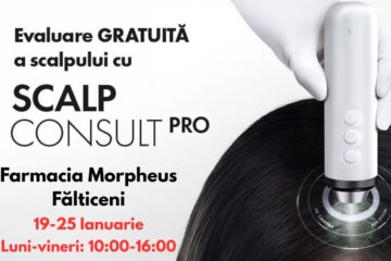 Farmacia Morpheus Fălticeni – campanie gratuită pentru evaluarea scalpului, în această săptămână