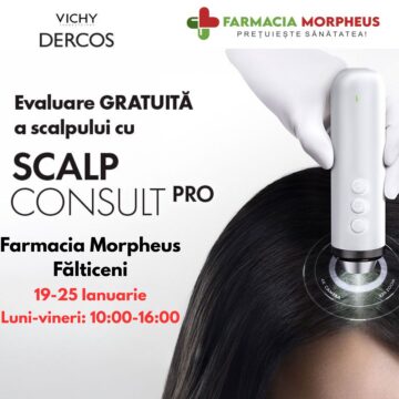 Farmacia Morpheus Fălticeni – campanie gratuită pentru evaluarea scalpului, în această săptămână