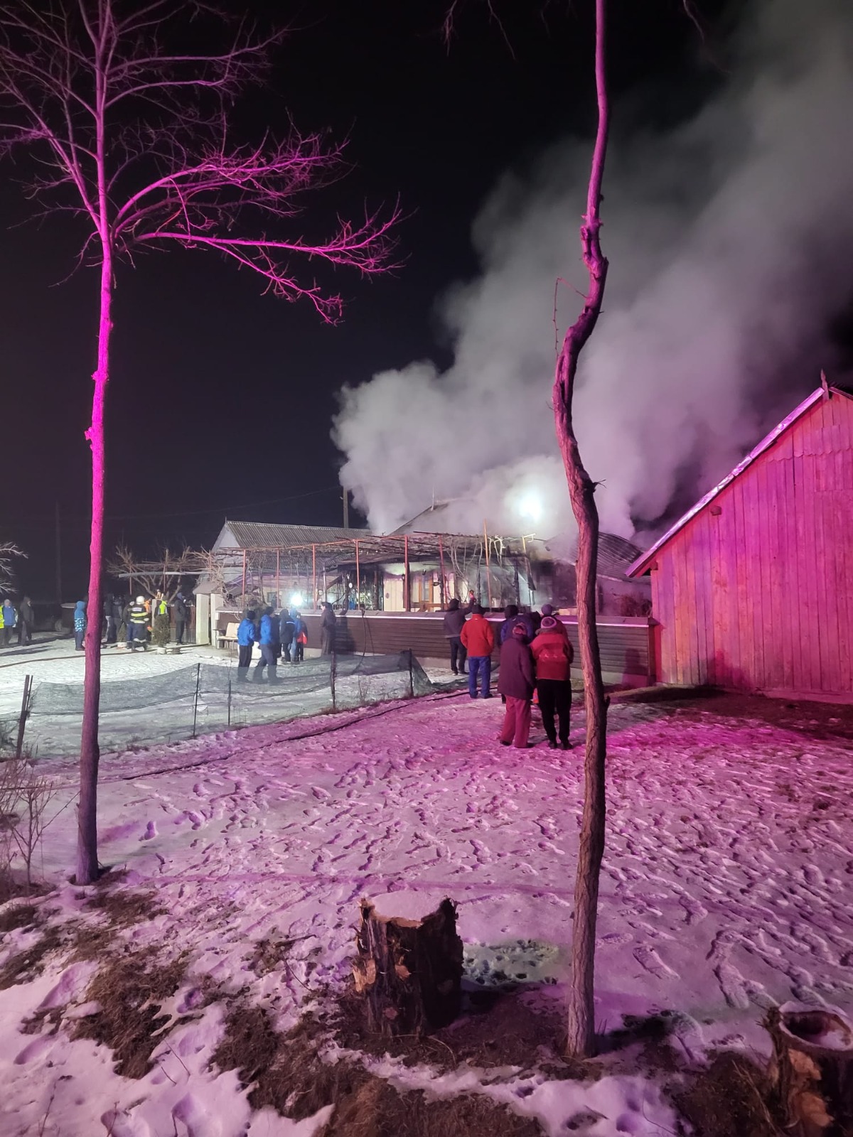 Prima alarmă s-a dat în jurul orei 21.30 și a venit de la Rușii-Mănăstioara