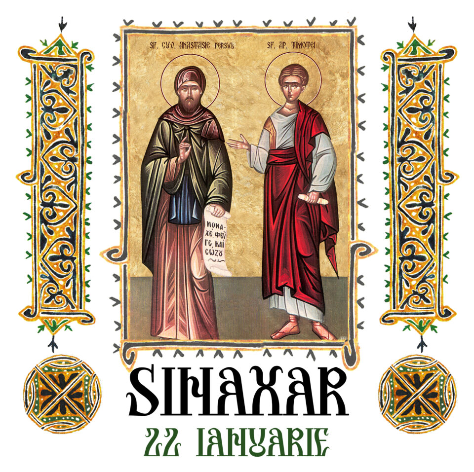 Sinaxar 22 ianuarie 2026