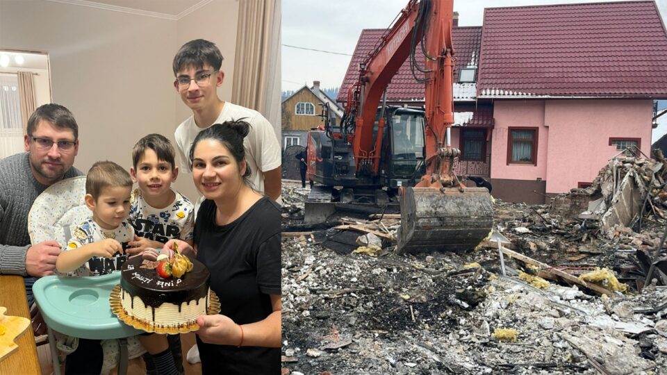 O familie cu trei copii din Putna are nevoie de ajutor. Casa le-a fost distrusă într-un incendiu cumplit O familie cu trei copii din Putna are nevoie de ajutor. Casa le-a fost distrusă într-un incendiu cumplit