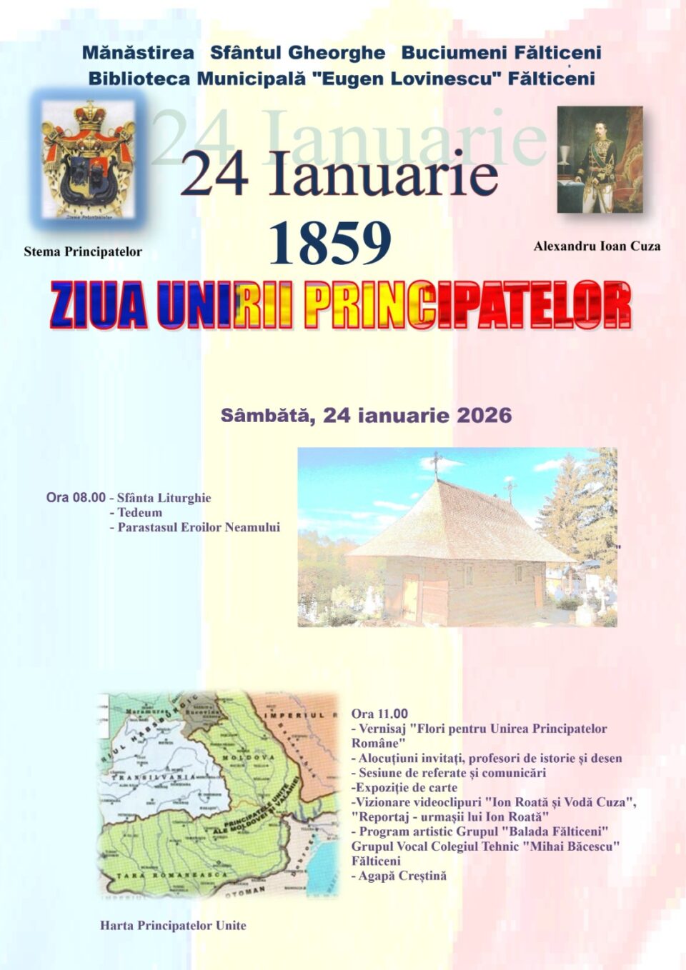 Fălticeniul celebrează Mica Unire prin educație, credință și cultură