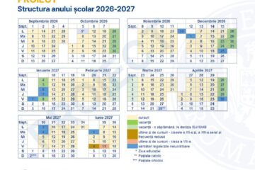 Anul școlar viitor ar urma să înceapă pe 7 septembrie. Calendarul cursurilor și vacanțelor