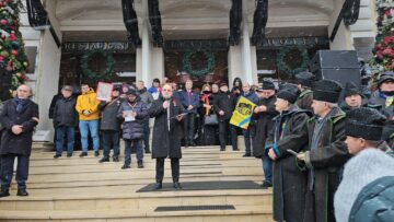 O delegație a AUR Suceava a mers la Iași, de Ziua Unirii Principatelor