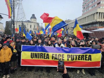 O delegație a AUR Suceava a mers la Iași, de Ziua Unirii Principatelor