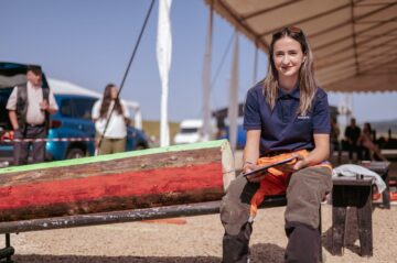 Elevă Colegiului Silvic, sportivă de performanță, spre rezultate mondiale în mânuirea drujbei, cepuire și doborâre