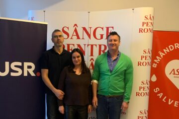 Lideri și membri ai USR Suceava donează sânge pentru un sucevean aflat în nevoie