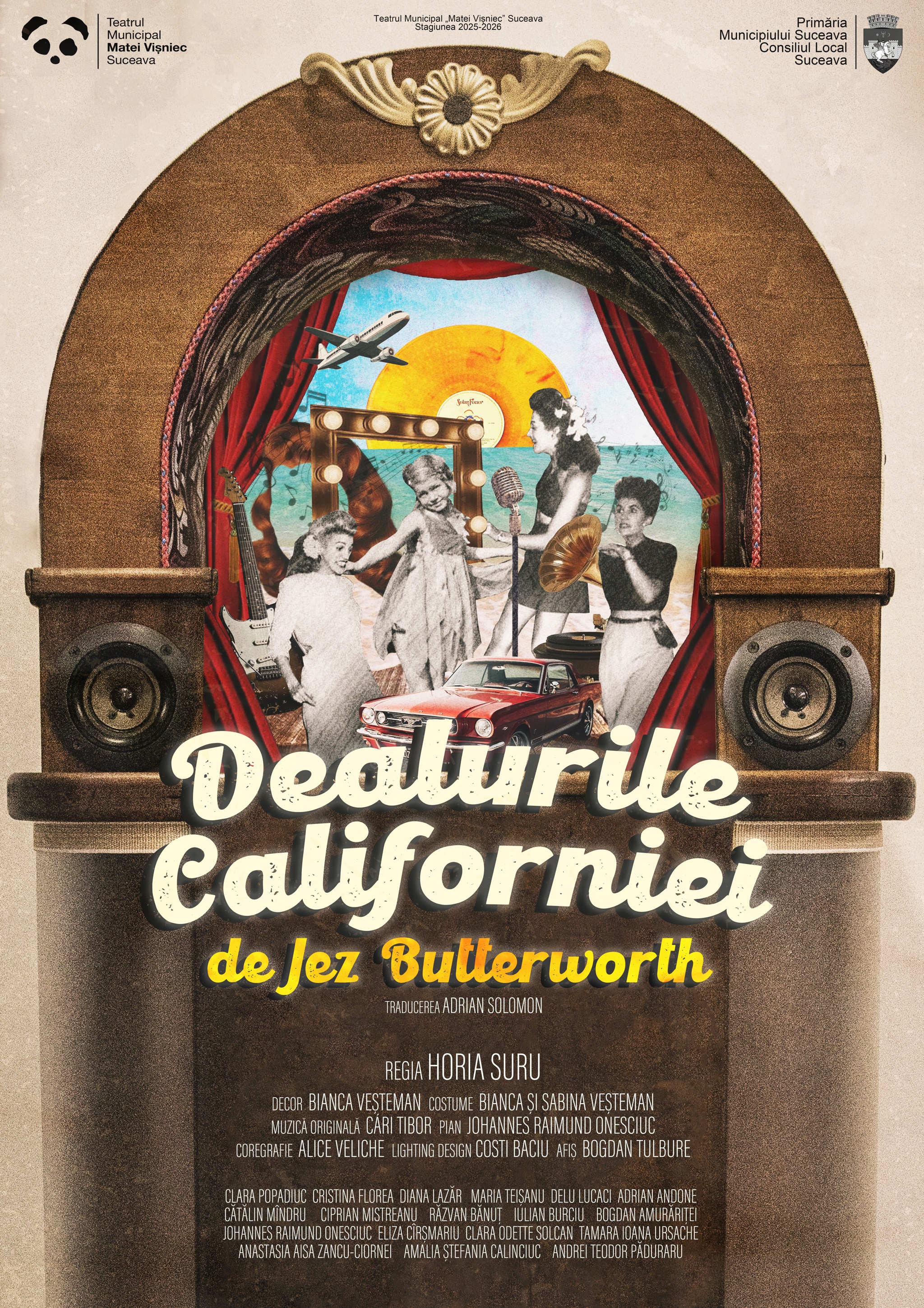 „Dealurile Californiei” – premiera lunii februarie la Teatrul „Matei Vișniec” Suceava