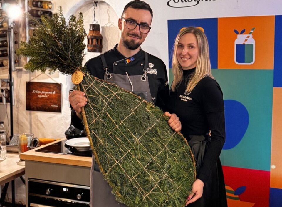 Asociația Țara Dornelor și Păstrăvăria lui Andrei au realizat cea mai mare cobză de păstrav din România