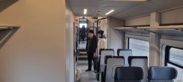 Tren electric nou, fabricat în Polonia, testat la Suceava. Noile rame vor intra treptat în circulație