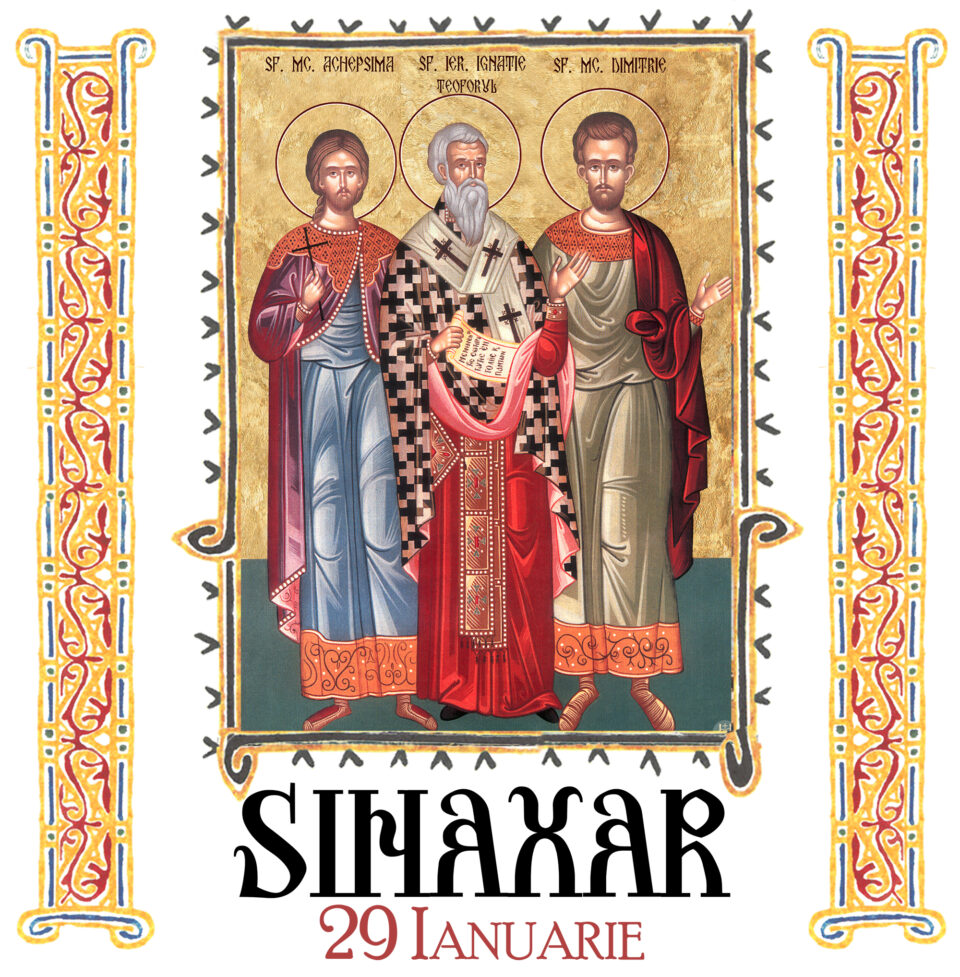 Sinaxar 29 ianuarie 2026 Sinaxar 29 ianuarie 2026