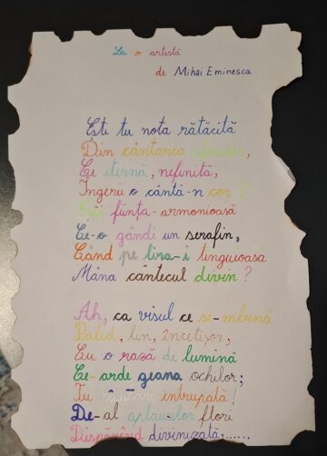 Scrisul de mână, readus în prim-plan în 55 de școli sucevene, la inițiativa Școlii Gimnaziale Nr. 1