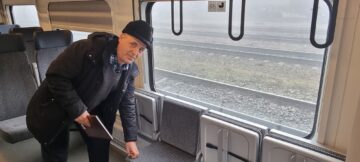 Tren electric nou, fabricat în Polonia, testat la Suceava. Noile rame vor intra treptat în circulație