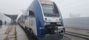 Tren electric nou, fabricat în Polonia, testat la Suceava. Noile rame vor intra treptat în circulație
