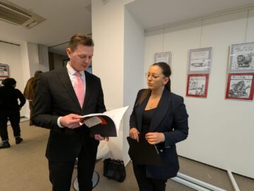 Mihai Pînzaru-PIM: „Din cei 80 de ani, cel puțin 65 de ani i-am închinat unei arte, caricatura, care pe mine m-a menținut în centrul unei atenții, în anumite cercuri culturale”