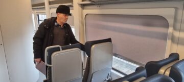 Tren electric nou, fabricat în Polonia, testat la Suceava. Noile rame vor intra treptat în circulație