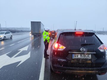 Toate drumurile din județul Suceava sunt deschise circulației rutiere. Drumarii, Poliția și ISU Suceava acționează în permanență pentru menținerea viabilității drumurilor