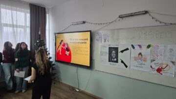 „Educație pentru pace și respect”, activitate a Consiliului Școlar al Elevilor de la Liceul “Oltea Doamna” Dolhasca