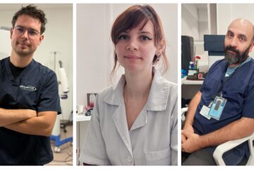 Doctorii Cătălin Lulciuc, Alexandra Pușcașu și Mihai Guțu