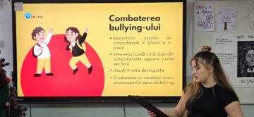 „Educație pentru pace și respect”, activitate a Consiliului Școlar al Elevilor de la Liceul “Oltea Doamna” Dolhasca