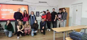 „Educație pentru pace și respect”, activitate a Consiliului Școlar al Elevilor de la Liceul “Oltea Doamna” Dolhasca