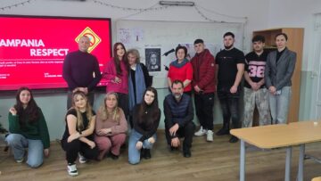 „Educație pentru pace și respect”, activitate a Consiliului Școlar al Elevilor de la Liceul “Oltea Doamna” Dolhasca