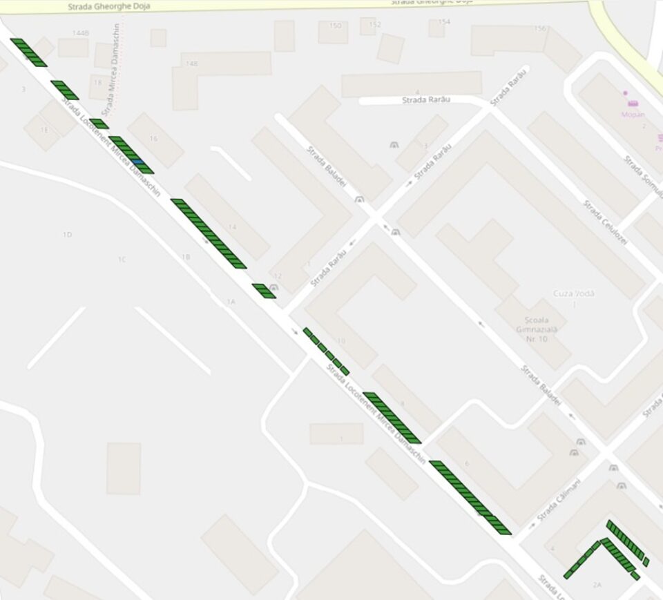 Luni se deschide licitația locurilor de parcare nominale pentru locatari de pe încă 10 străzi din cartierul Burdujeni din municipiul Suceava