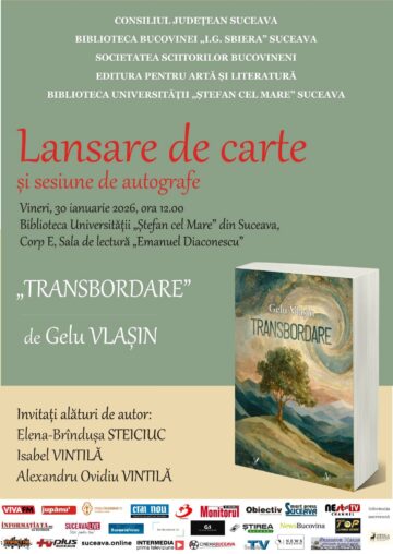 Întâlnire cu metafizica și sensibilitatea contemporană: Gelu Vlaşin la Suceava