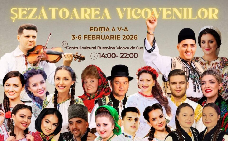 Artiști talentați, tradiții, meșteșuguri, cântec și dans popular, la „Șezătoarea Vicovenilor”, ediția a V-a