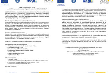 Creșterea intensității digitale în cadrul S.C. STEL MOB S.R.L. Creșterea intensității digitale în cadrul S.C. STEL MOB S.R.L.