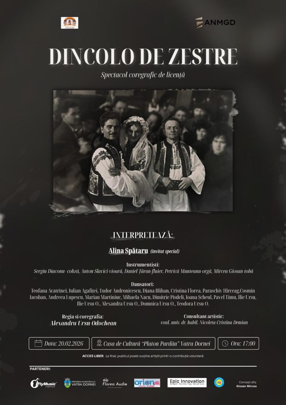 „Dincolo de zestre”, spectacol coregrafic pe scena Casei de Cultură „Platon Părdău” din Vatra Dornei