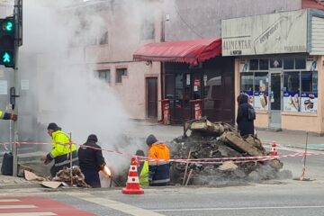 Avarie la magistrala de termoficare din Burdujeni - intervenții în zona Orizont