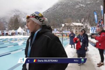 Aur și record continental pentru Daria Silișteanu, la Campionatul European de înot în ape înghețate