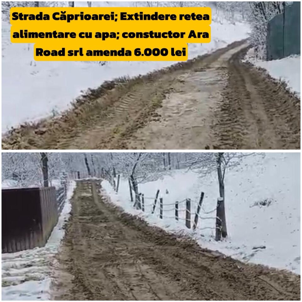 Amenzi de 21.000 de lei aplicate constructorilor de Primăria Suceava, pentru lucrări neconforme, pe carosabil sau trotuare