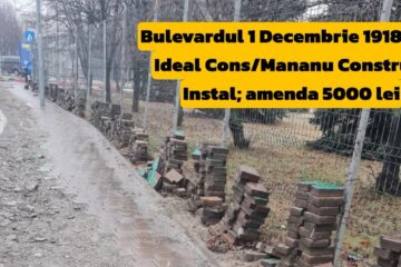 Amenzi de 21.000 de lei aplicate constructorilor de Primăria Suceava, pentru lucrări neconforme, pe carosabil sau trotuare
