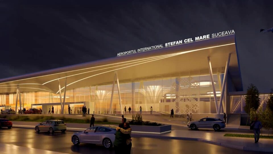 Șoldan anunță lansarea licitației pentru noul terminal de 10.000 de metri pătrați al Aeroportului Suceava