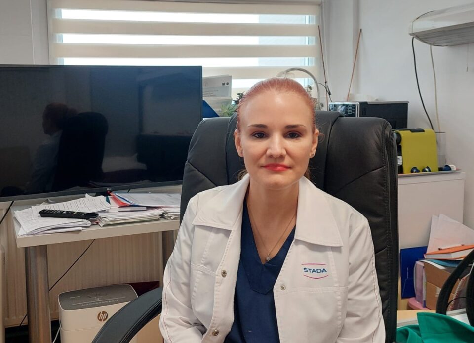 Medicul-șef al secției, conf. univ. dr. Elena Tătăranu