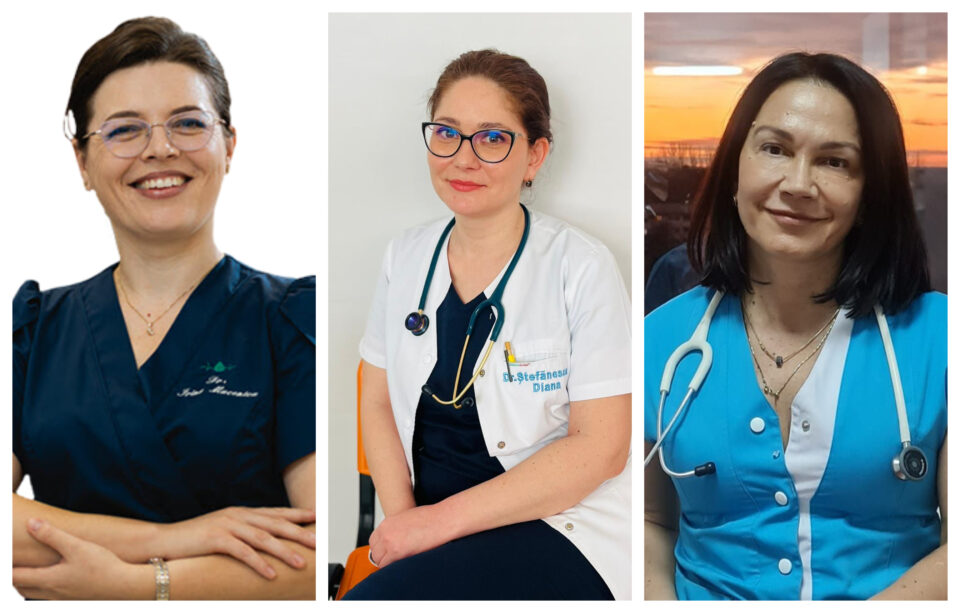 Dr. Irina Mucenica, dr. Diana Ștefănescu și dr. Iulia Bivoleanu Dr. Irina Mucenica, dr. Diana Ștefănescu și dr. Iulia Bivoleanu