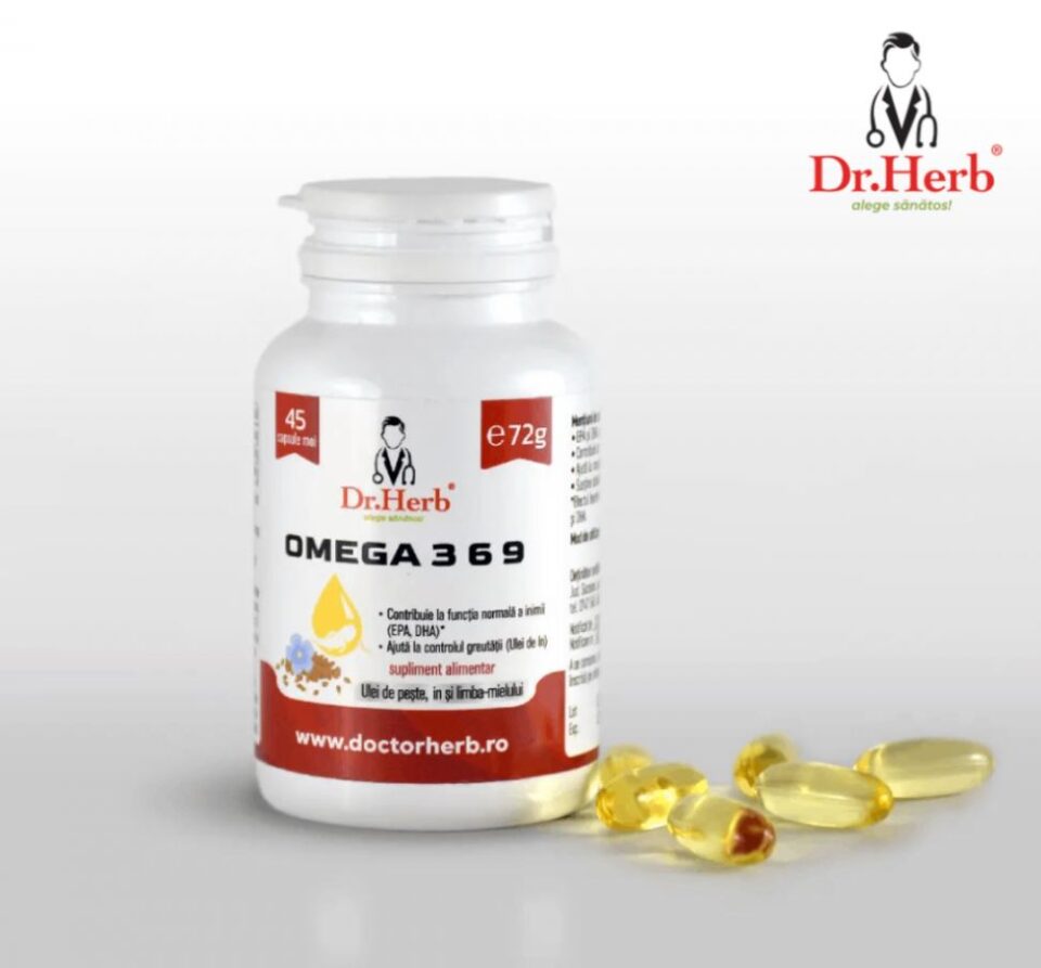 Suplimente alimentare de la Doctor Herb. Sursa foto: doctorherb.ro