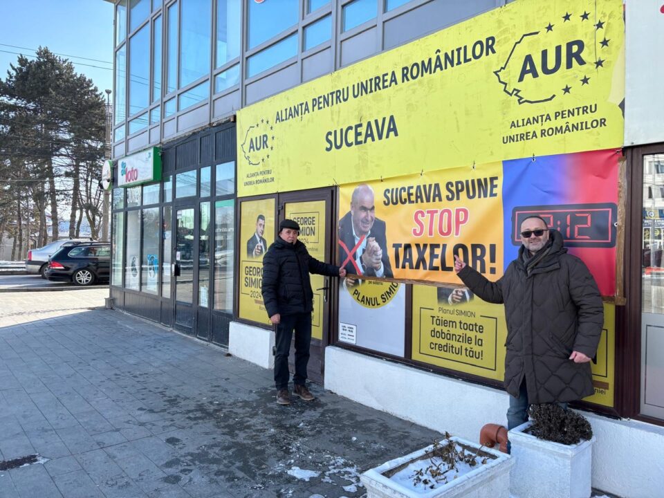 AUR îi îndeamnă pe suceveni să protesteze joi, 12 februarie, de la ora 12:00, timp de 12 minute, împotriva majorării taxelor și impozitelor