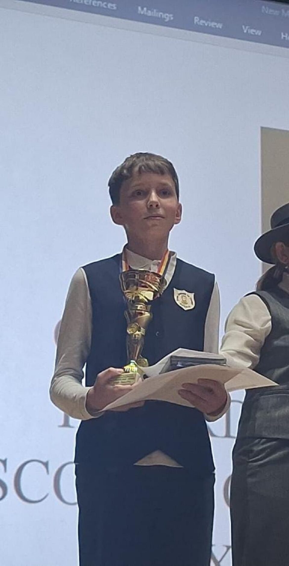 Pasiunea pentru istorie i-a adus Premiul I, cu 100 de puncte, la prima sa participare la un concurs național